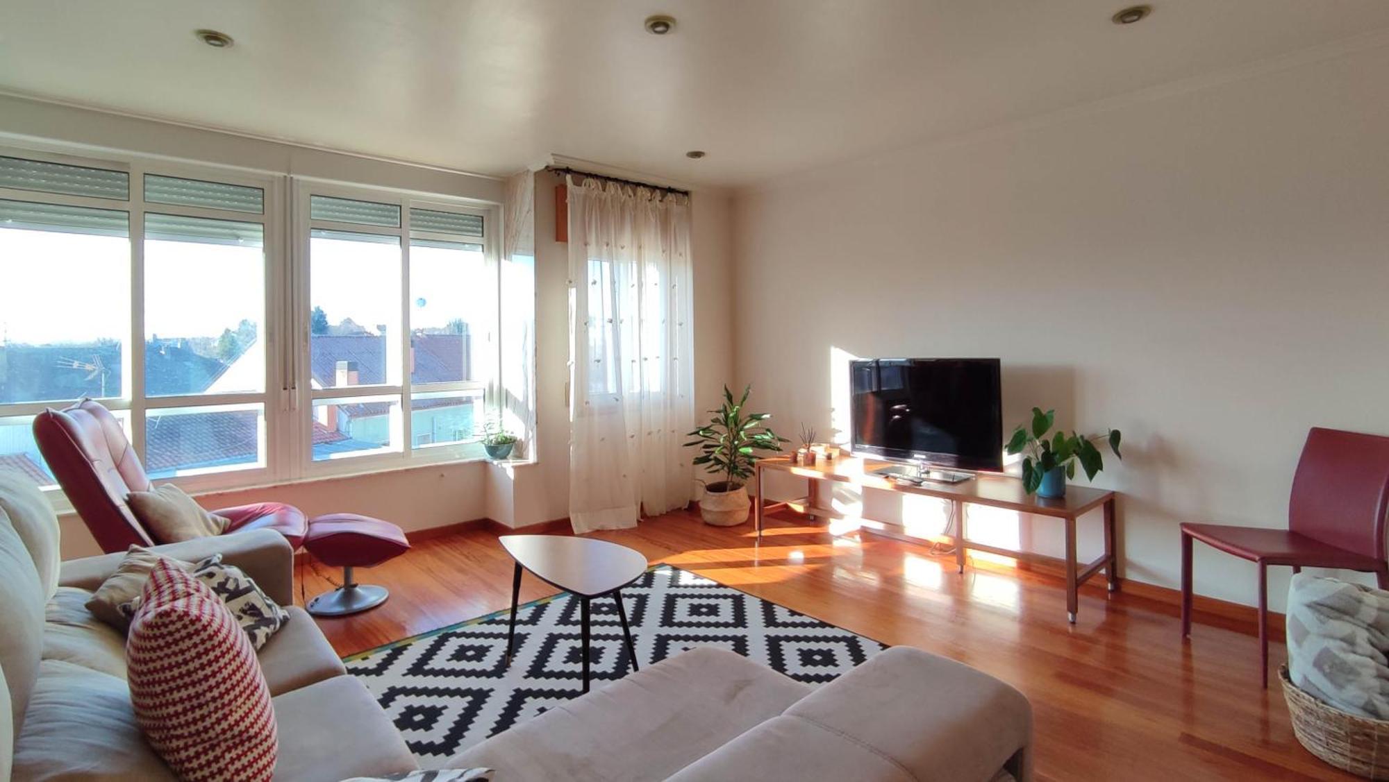 Duplex Acogedor Camino Ingles A 10 Min De Santiago Lägenhet Sigueiro Exteriör bild
